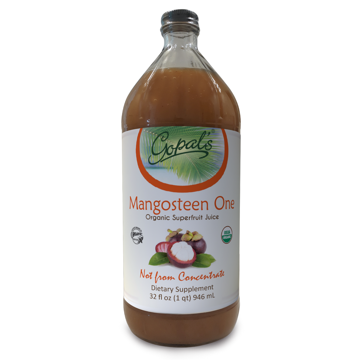 Organic top mangosteen juice