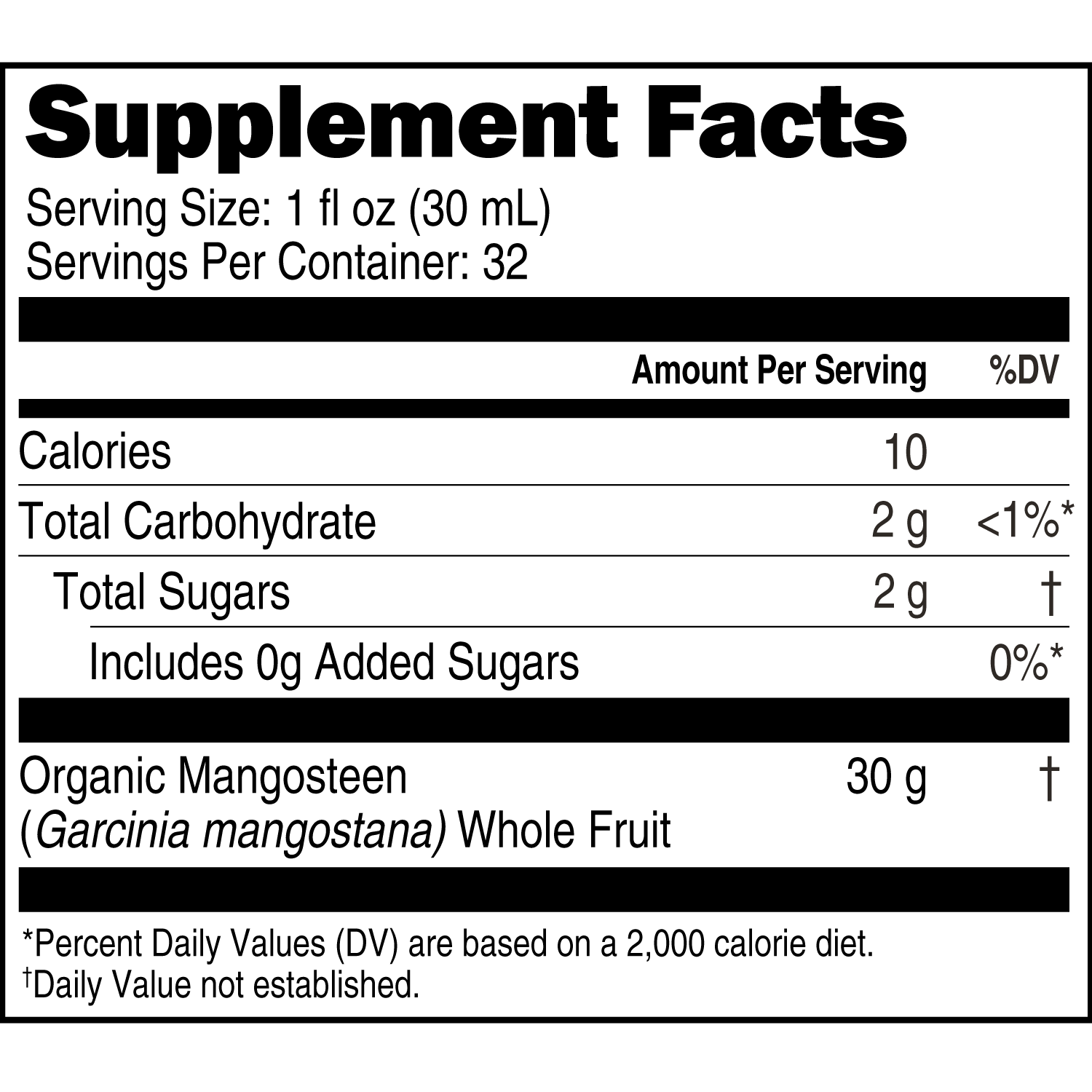 Mangosteen One Organic Superfruit Juice 32oz