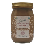 Load image into Gallery viewer, Organic Raw Sprouted Unsalted Sunflower Seed Butter 16oz

