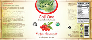 Goji One Organic Superfruit Juice 32oz