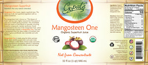 Mangosteen One Organic Superfruit Juice 32oz