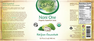 Noni One Organic Superfruit Juice 32oz