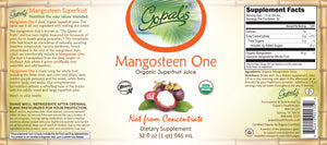 Mangosteen One Organic Superfruit Juice 32oz