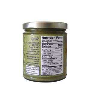 Organic Raw Sprouted Salted Pumpkin Seed Butter 8oz