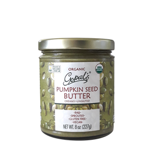 Organic Raw Sprouted Pumpkin Seed Butter, Unsalted 8oz