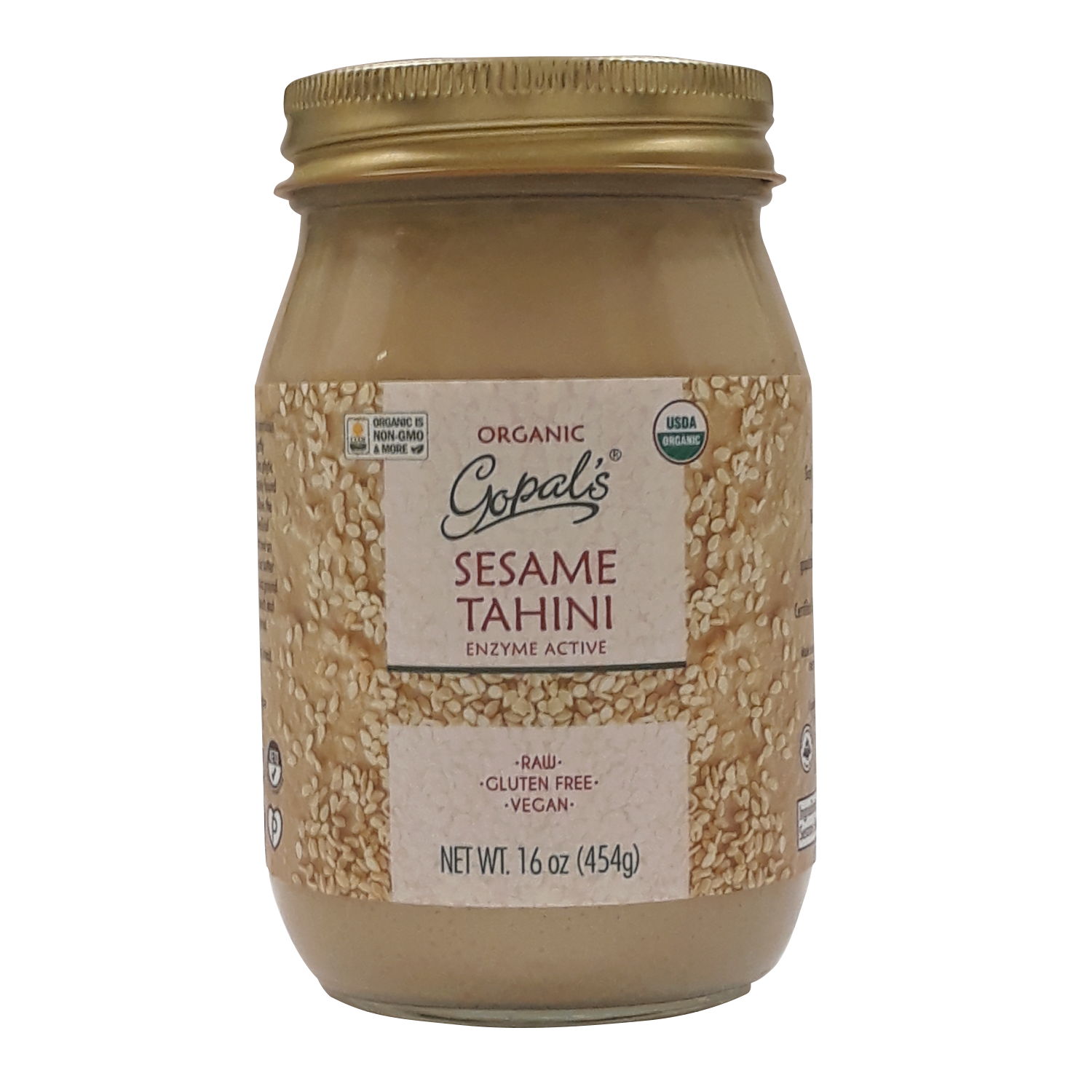 Organic Raw Sesame Seed Tahini 16oz
