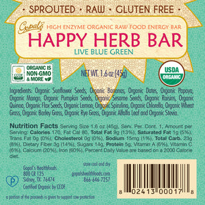 Live Blue Green Happy Herb Bar 1.6oz